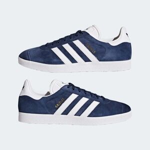 Adidas‎ Gazelle BB5478 Men Navy White Suede Low Top Sneakers Size 6